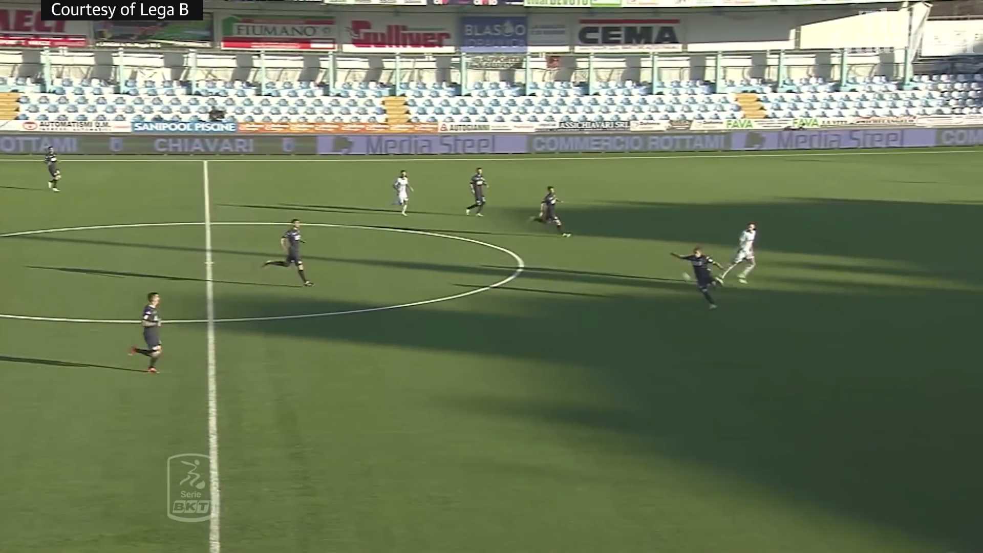 უძლიერესი დარტყმა საკუთარი ნახევრიდან - სერია B-ში საოცარი გოლი გავიდა [VIDEO]